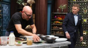 Bobby Flay and Michael Symon Squabble on ‘Bobby’s Triple Threat’ – PEOPLE