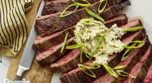 Flank Steak with Charred Scallion and Lime Butter 30 Minute Recipe – PEOPLE
