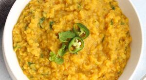 Easy Indian Chana Dal Recipe (red lentil curry)