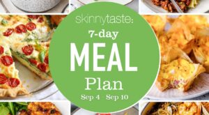 Free 7 Day Healthy Meal Plan (Sept 4-10)