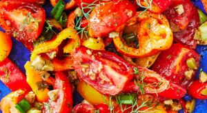 Mini Sweet Bell Pepper Salad | The Mediterranean Dish