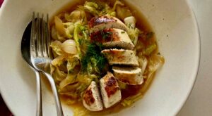 Five-Ingredient Dinner: Chicken-Apple Sausages with Onions and Cabbage | Cup of Jo