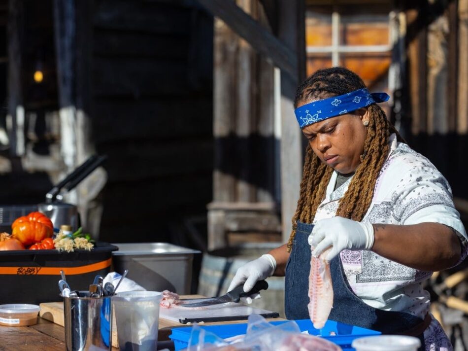 ‘Underdog’ Chef Dominique Leach Never Doubted  Master Of ‘Cue Title