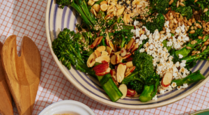 A Charred Broccolini Salad Full of Sneaky Flavor, Care of Here’s Looking at You