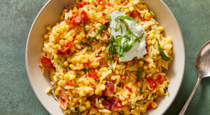 Creamy One-Pot Orzo With Corn and Bacon Recipe