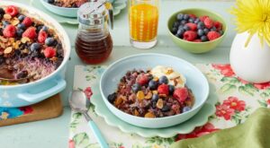 Fuel Your Morning With Baked Oatmeal With Berries