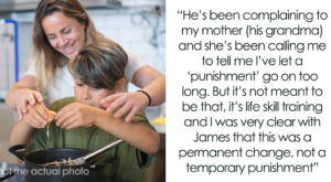 Mom Insists Son Prep Dinner For Family Once A Week Because It’s A Core Life Skill, Gets Flak