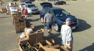 Harvesters returns to the Events Center to distribute food for families in need