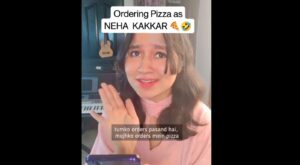 Woman disguises herself as Neha Kakkar, orders pizza while singing her songs. Then this happens