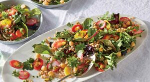 Clean Out Your Fridge with This Veggie-Packed Farro & Chickpea Salad