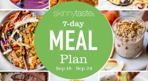 Free 7 Day Healthy Meal Plan (Sept 18-24)