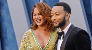 Chrissy Teigen and John Legend Celebrate 10 Years of Marriage with ‘The Office’ and Italian Food, In Italy