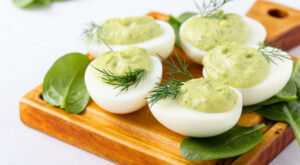 Avocado Is The Ingredient You Need To Spruce Up Deviled Eggs
