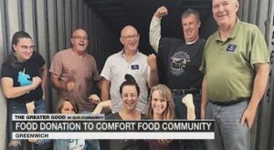 39,000 pound food donation comes to Greenwich