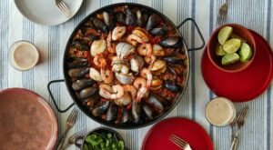 The Simple Art of Rice: Seafood paella with lime