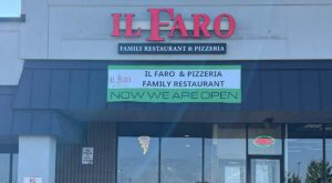 Family-friendly restaurant Il Faro offers many dishes