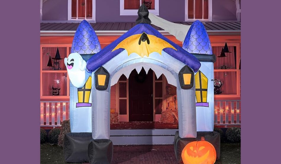 Boo! Spook-ify your yard with inflatable haunted houses from Amazon — starting at 