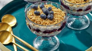 This Lemon-Blueberry Cheesecake Chia Pudding Is the Dessert Mashup You’ve Been Waiting For