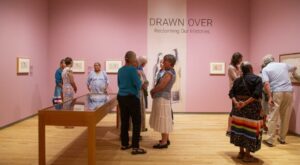 ‘Drawn Over’ at UI museum shines new light on Native American culture
