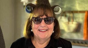 Ina Garten Shares a Getting-Ready Photo with Rollers in Her Hair for ‘Another Day in the Office!’