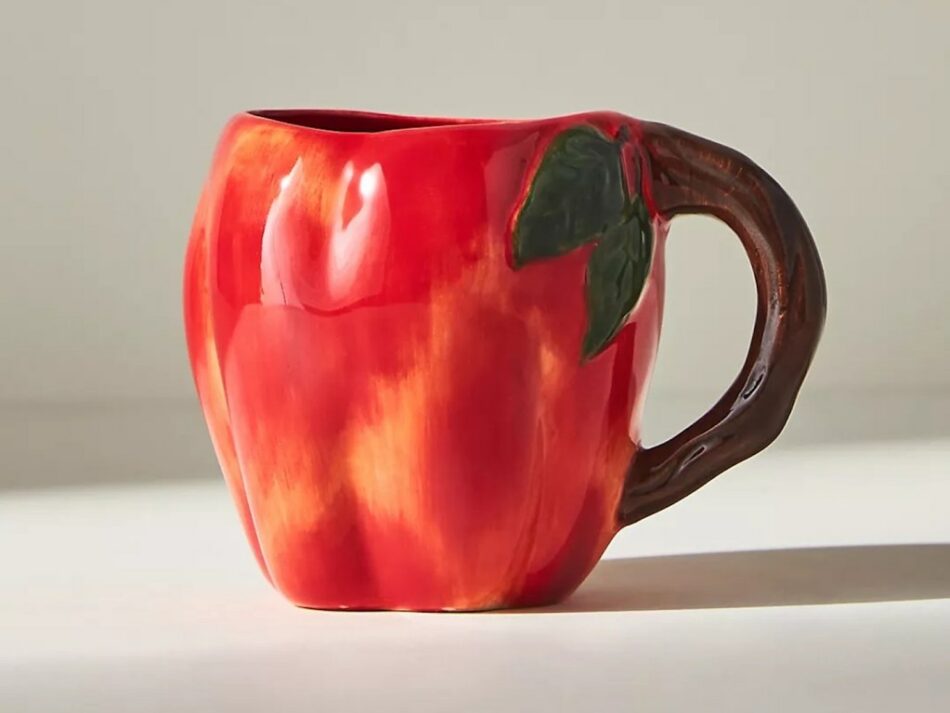 This Adorable Apple Mug From Anthropologie Is Made for Sipping Hot Cider & It’s Under 