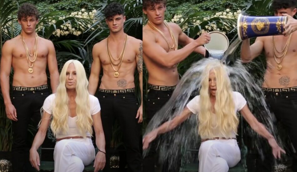 How Viral Challenges Influenced Fashion Marketing Over the Years: From Donatella Versace’s Ice Bucket Video to My Calvins Campaign and the TikTok Era