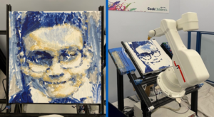 Painting Robot Uses AI to Help Cook Children