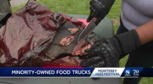Minority-owned food trucks cooking up delicious bites at the Monterey Jazz Festival