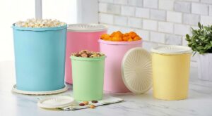 Tupperware’s Vintage-Inspired Heritage Collection Now Includes a 10-Pack of Canisters for Under 