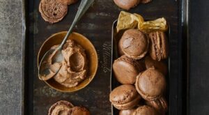 Chocolate and chestnut macarons – Delicious Magazine