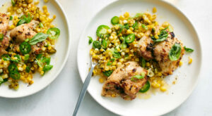 Sheet-Pan Chicken Thighs With Spicy Corn Recipe – The New York Times