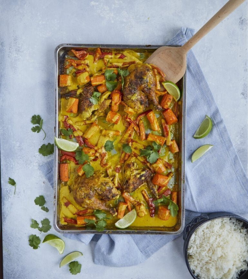 Roast chicken with herbs leads to a curried dish – The Columbian