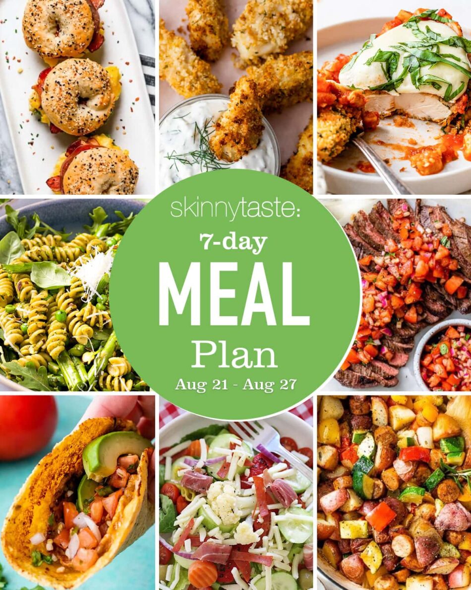 Free 7 Day Healthy Meal Plan (August 21-27) – Skinnytaste