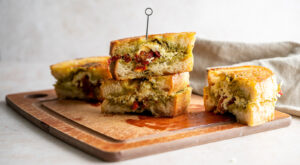 5-Ingredient Pesto Grilled Cheese Sandwich Recipe – Mashed