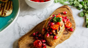 Pomegranate Halloumi Crostini Recipe – Tasting Table