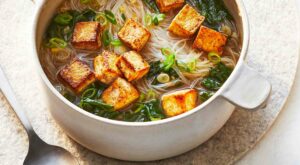 Crispy Tofu Noodle Soup