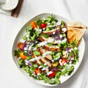 Warm Chicken Shawarma Salad Recipe