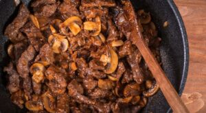 Juicy One-Pan Beef Steak Tips Recipe In a Rich, Savory Mushroom Gravy | Beef | 30Seconds Food