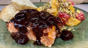 Easy Baked Salmon Recipe Drenched In a Rich Fresh Cherry Wine Sauce | Seafood | 30Seconds Food